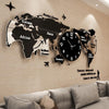 Creative World Map Wall Clock